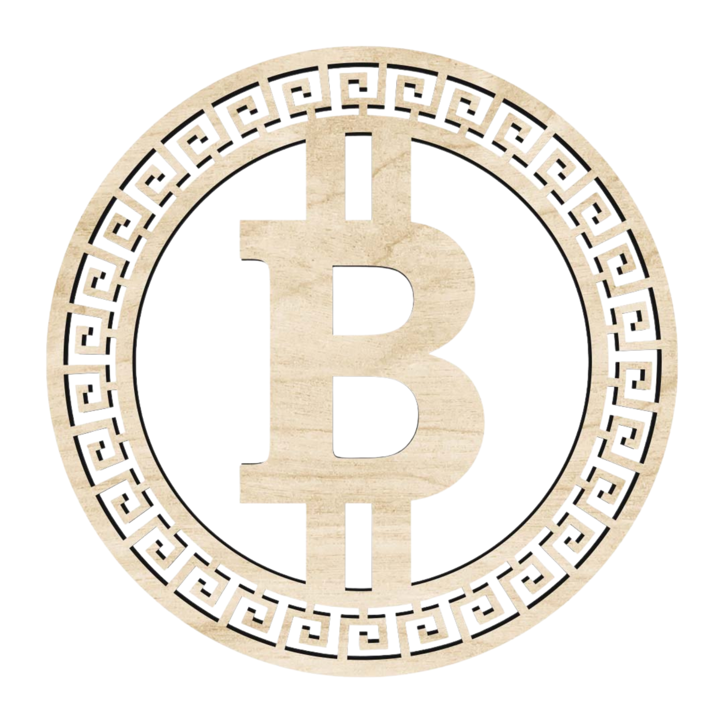 DREVENÝ BITCOIN OBRAZ png